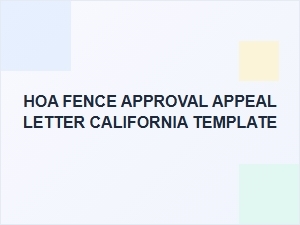 How to Appeal an Hoa Fence Denial in California
